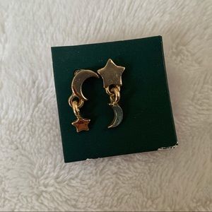 Moon & star earrings